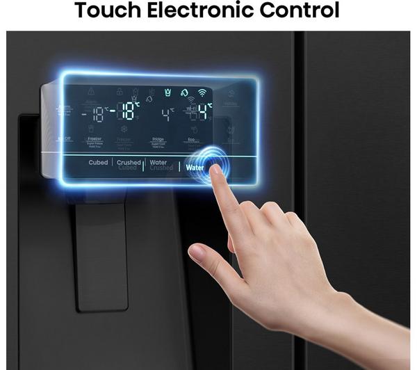 Frigorífico americano Hisense negro RS818N4IFE OUTLET