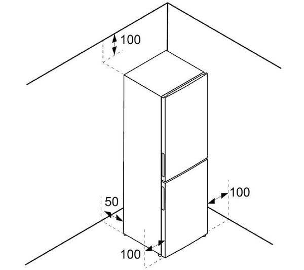 Frigorífico combi Bosch negro 182*55cm KGN27NBEAG OUTLET