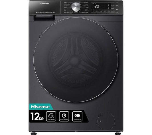 Lavadora Hisense 12kg negra 1400rpm WF5S1245BB OUTLET