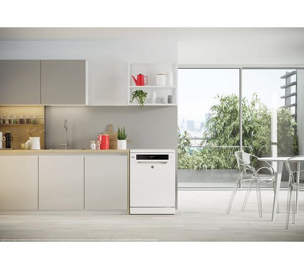 Lavavajillas Hoover blanco  60cm 16 servicios H6F6B4S1PWUK-80 OUTLET