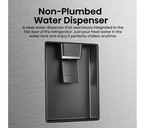 Frigorífico Americano francés Hisense inox 179*91cm RF749N4SWSE OUTLET
