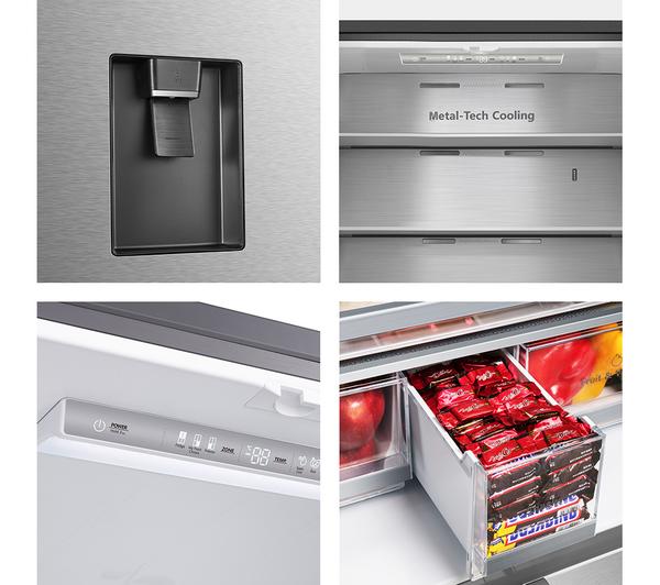 Frigorífico Americano francés Hisense inox 179*91cm RF749N4SWSE OUTLET
