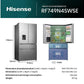 Frigorífico Americano francés Hisense inox 179*91cm RF749N4SWSE OUTLET