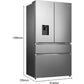 Frigorífico Americano francés Hisense inox 179*91cm RF749N4SWSE OUTLET