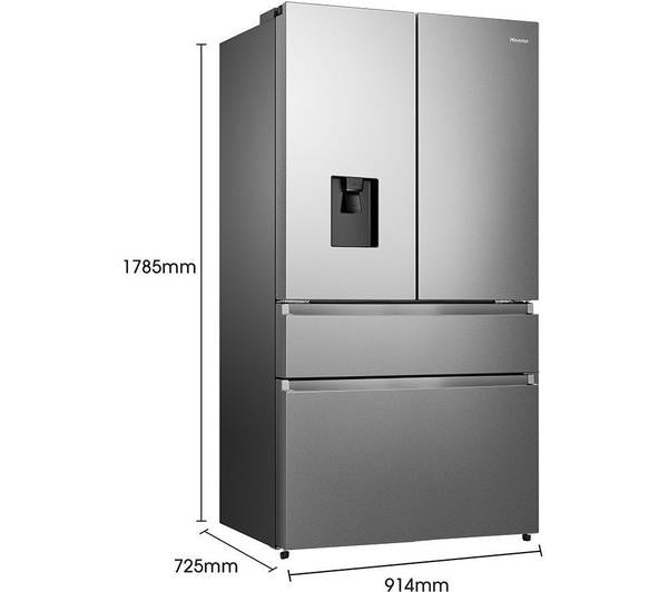 Frigorífico Americano francés Hisense inox 179*91cm RF749N4SWSE OUTLET
