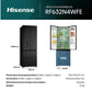 Frigorífico francés Hisense negro 200*70cm RF632N4WFE OUTLET