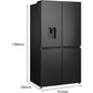Frigorífico Americano Hisense negro 4 puertas 179*91cm RQ758N4SWFE OUTLET