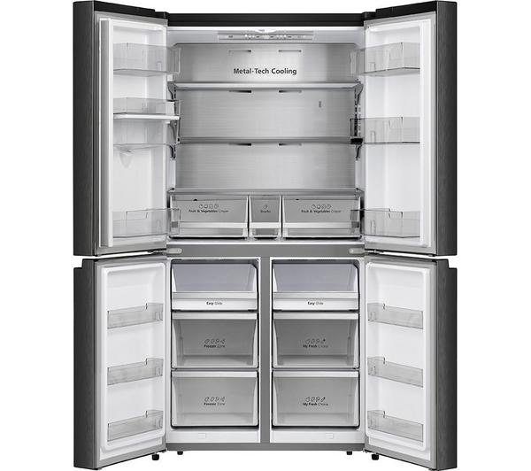 Frigorífico Americano Hisense negro 4 puertas 179*91cm RQ758N4SWFE OUTLET