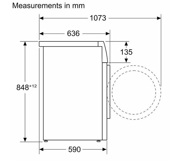 Lavadora Bosch 9kg inox grafito 1400rpm WGG244ZCGB OUTLET
