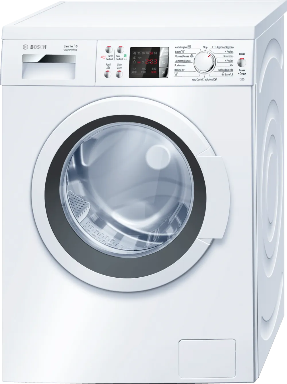 Lavadora Bosch 8kg blanca 1200rpm WAQ24468EE OCASION