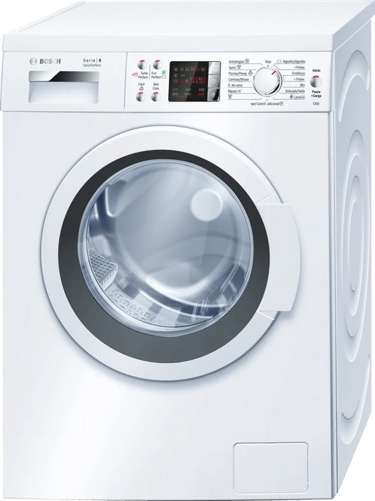 Lavadora Bosch 8kg blanca 1200rpm WAQ24468EE OCASION