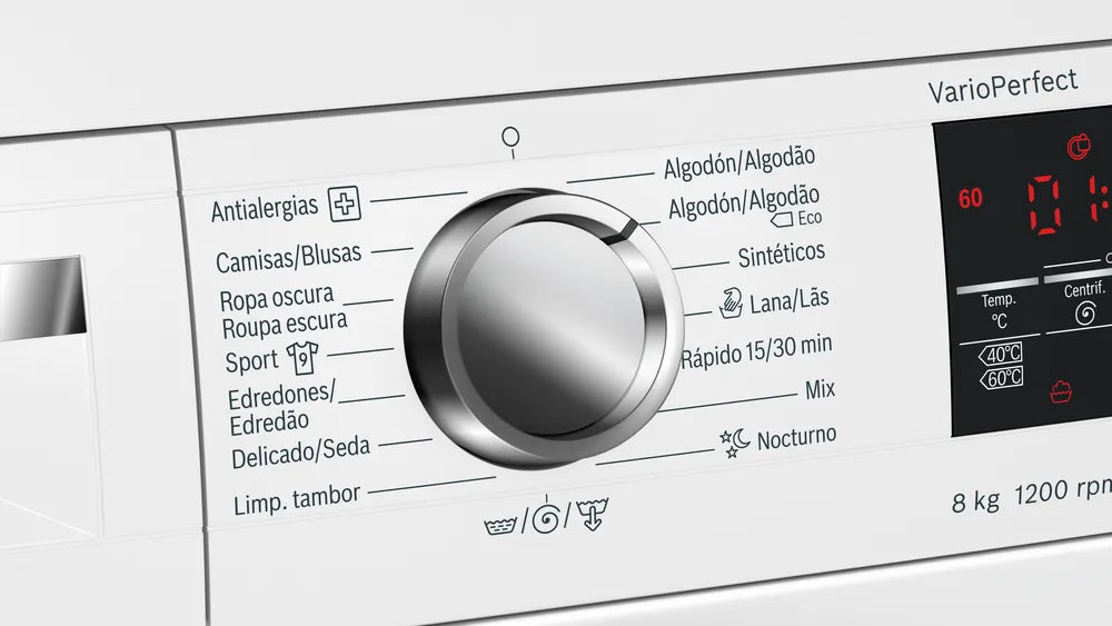 Lavadora Bosch 8kg blanca 1200rpm WUQ24468ES OCASION