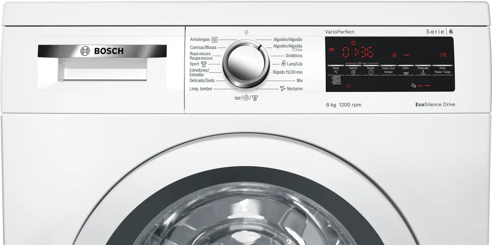 Lavadora Bosch 8kg blanca 1200rpm WUQ24468ES OCASION