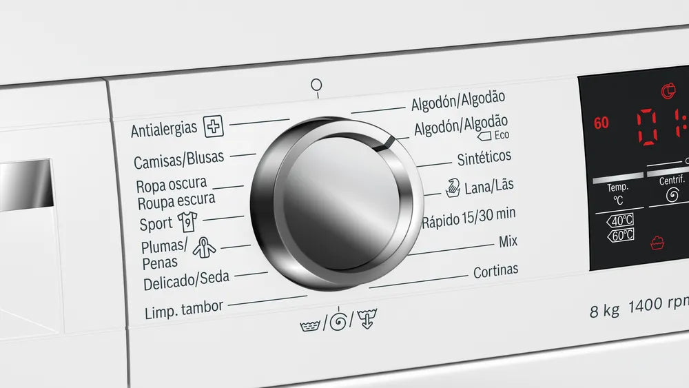 Lavadora Bosch 8kg blanca 1400rpm WUQ28478ES OCASION