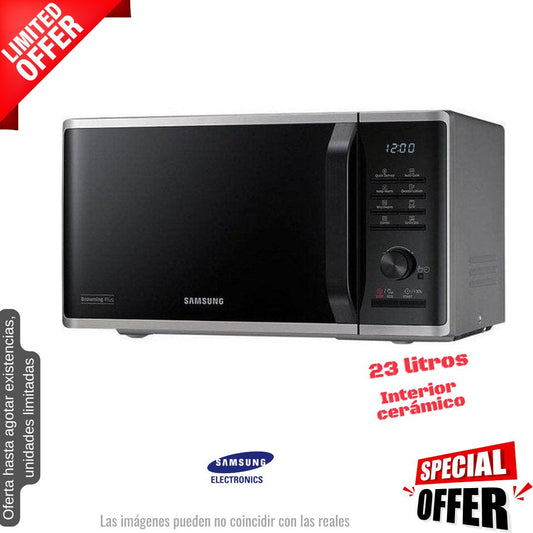 Microondas Samsung 23lt negro MG23K3515AK OFERTA
