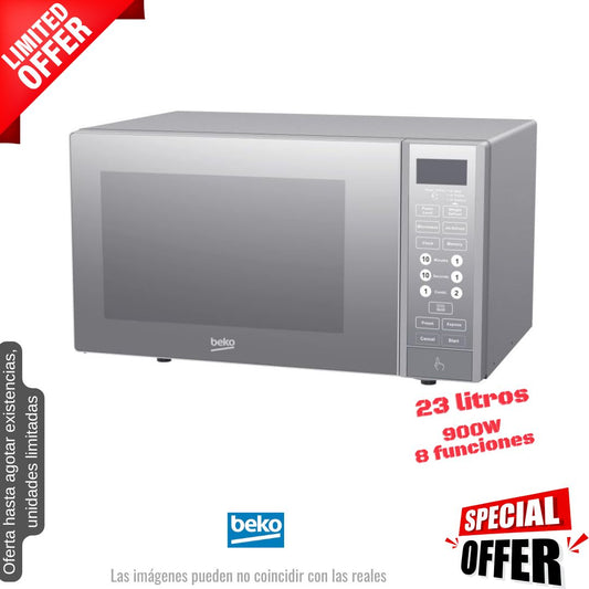 Microondas Beko 23lt gris MGF23330S OFERTA