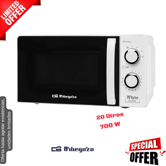 Microondas Orbegozo 20lt blanco MI2115 OFERTA