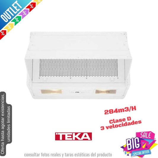 Campana Teka integración 284m3/h NR163020SOSWH OUTLET