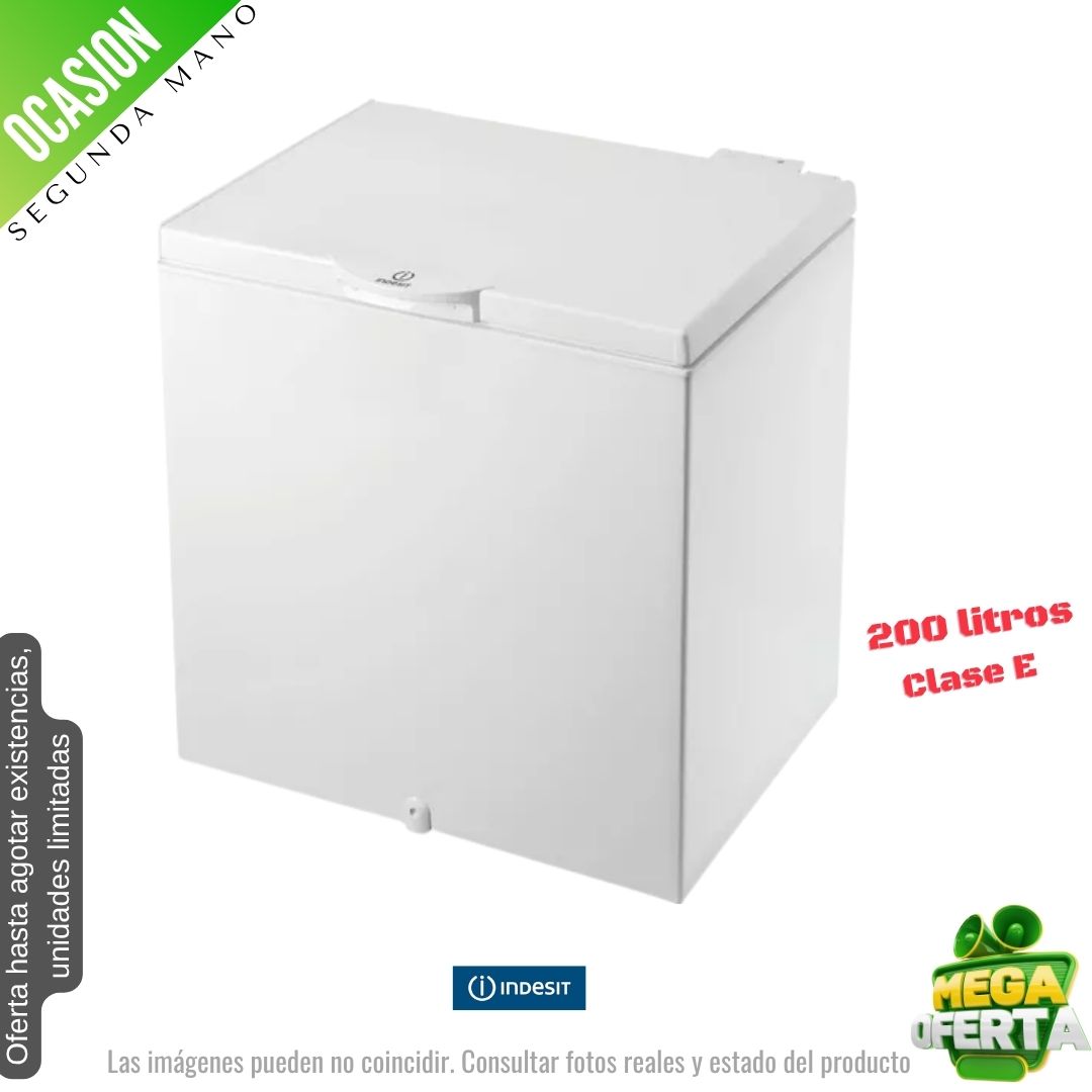 Arcón congelador Indesit 204 litros OS2A200H21 OCASION