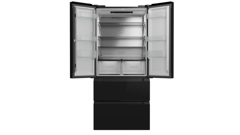 Frigorífico americano Teka francés negro cristal 190*83cm RFD77825 OFERTA