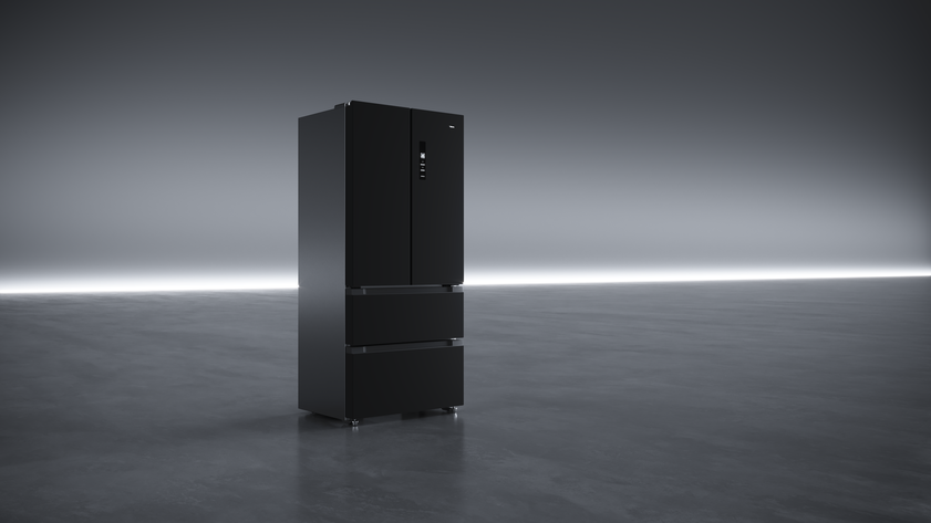 Frigorífico americano Teka francés negro cristal 190*83cm RFD77825 OFERTA