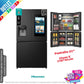 Frigorífico Americano Hisense negro 4 puertas 178*91cm RQ760N4IFE OUTLET