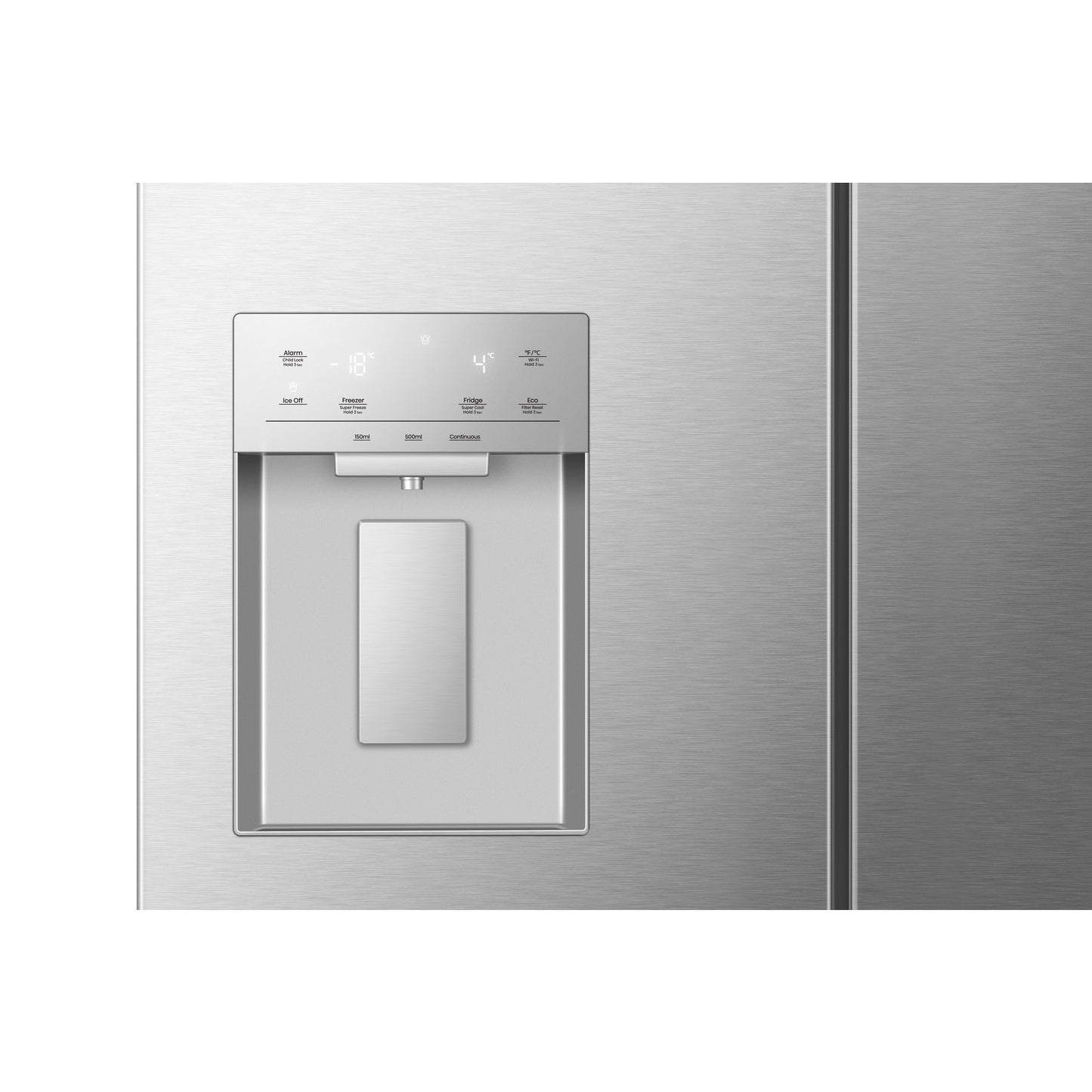 Frigorífico Americano Hisense francés inox 178*90cm RF815N4SESE OUTLET