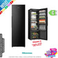 Frigorífico Hisense negro 1 puerta 185*60cm RL5K370GSFC OUTLET