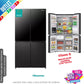 Frigorífico Americano Hisense negro 4 puertas RQ5X560SFLEF OUTLET
