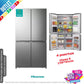 Frigorífico Americano Hisense inox 4 puertas 178*91cm RQ758N4SASE OUTLET