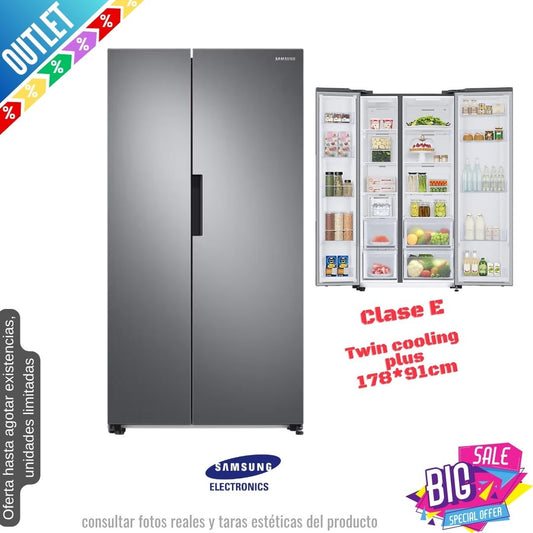 Frigorífico Americano Samsung inox 178*91cm RS66A8101S9 OUTLET