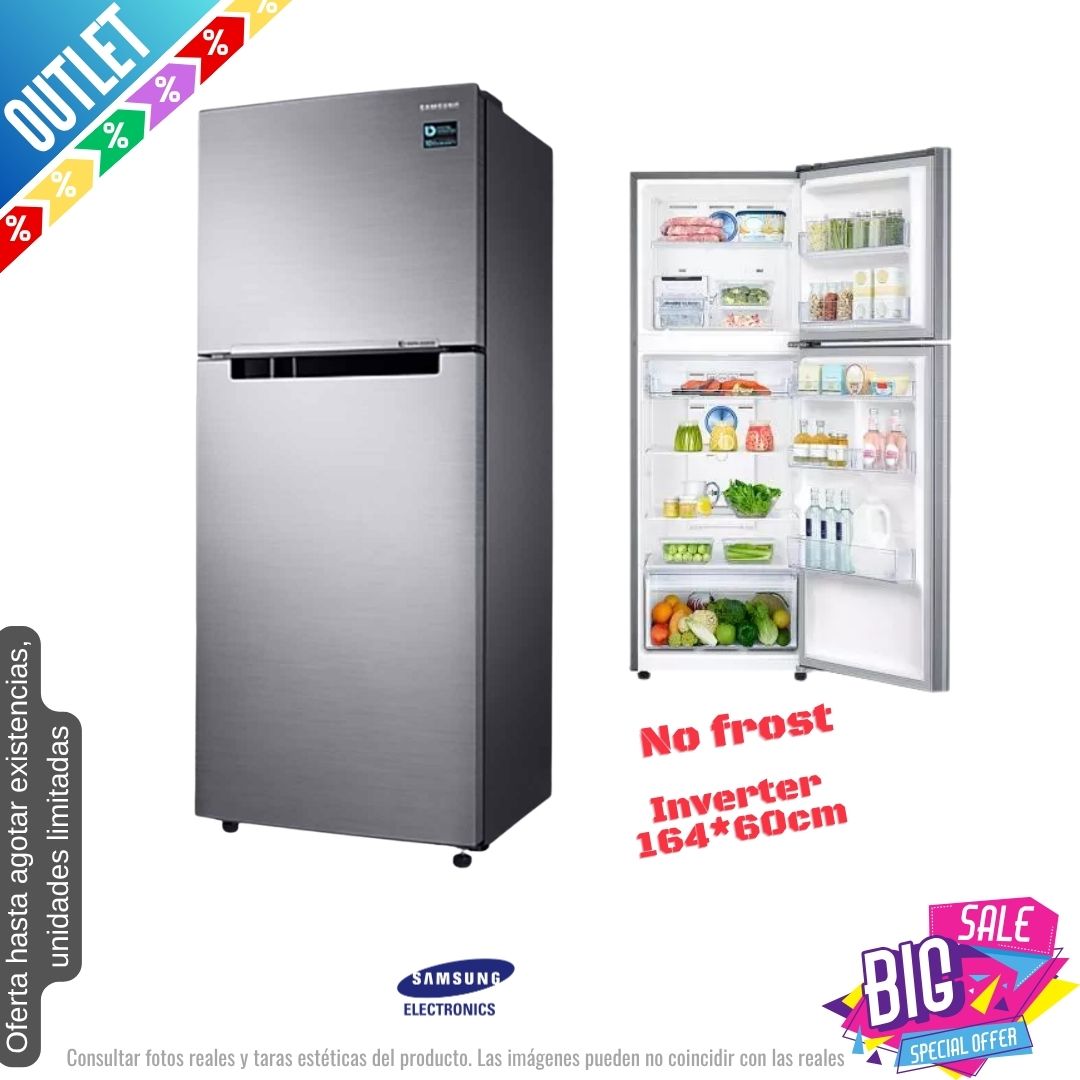 Frigorífico Samsung inox 2 puertas 164*60cm (026214) OUTLET