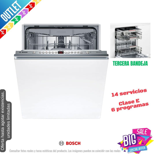 Lavavajillas Bosch integración 60cm 14 cubiertos (026319) OUTLET