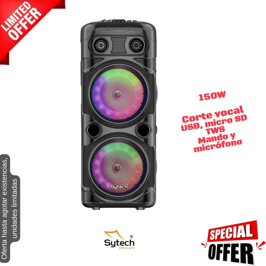 Altavoz Sytech 150W SYXTR285BT OFERTA