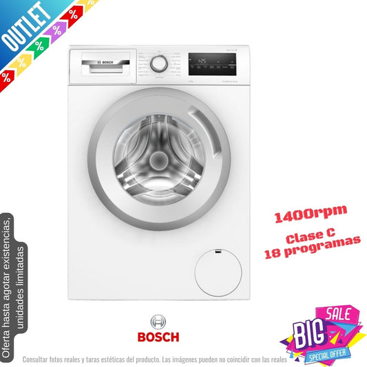 Lavadora Bosch 8kg blanca 1400rpm WAN28282GB OUTLET
