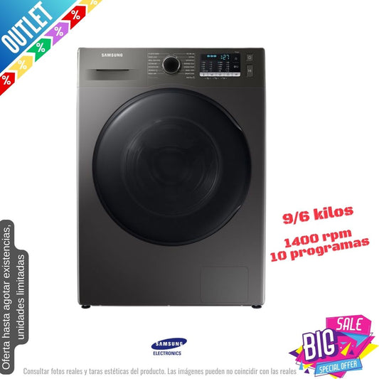 Lavasecadora Samsung 9/6kg inox 1400rpm (026110) OUTLET