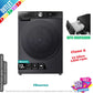 Lavadora Hisense 12kg negra 1400rpm WF5S1245BB OUTLET