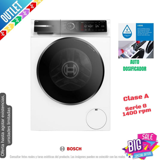 Lavadora Bosch 10kg blanca 1400rpm (026280) OUTLET