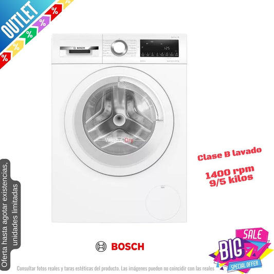 Lavasecadora Bosch 9/5kg blanca 1400rpm WNA14490GB OUTLET