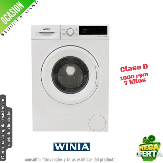 Lavadora Winia 7kg blanca WVD-07T0WW10UN OCASION