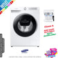 Lavadora Samsung 10.5kg blanca 1400rpm WW10T684DLH OUTLET