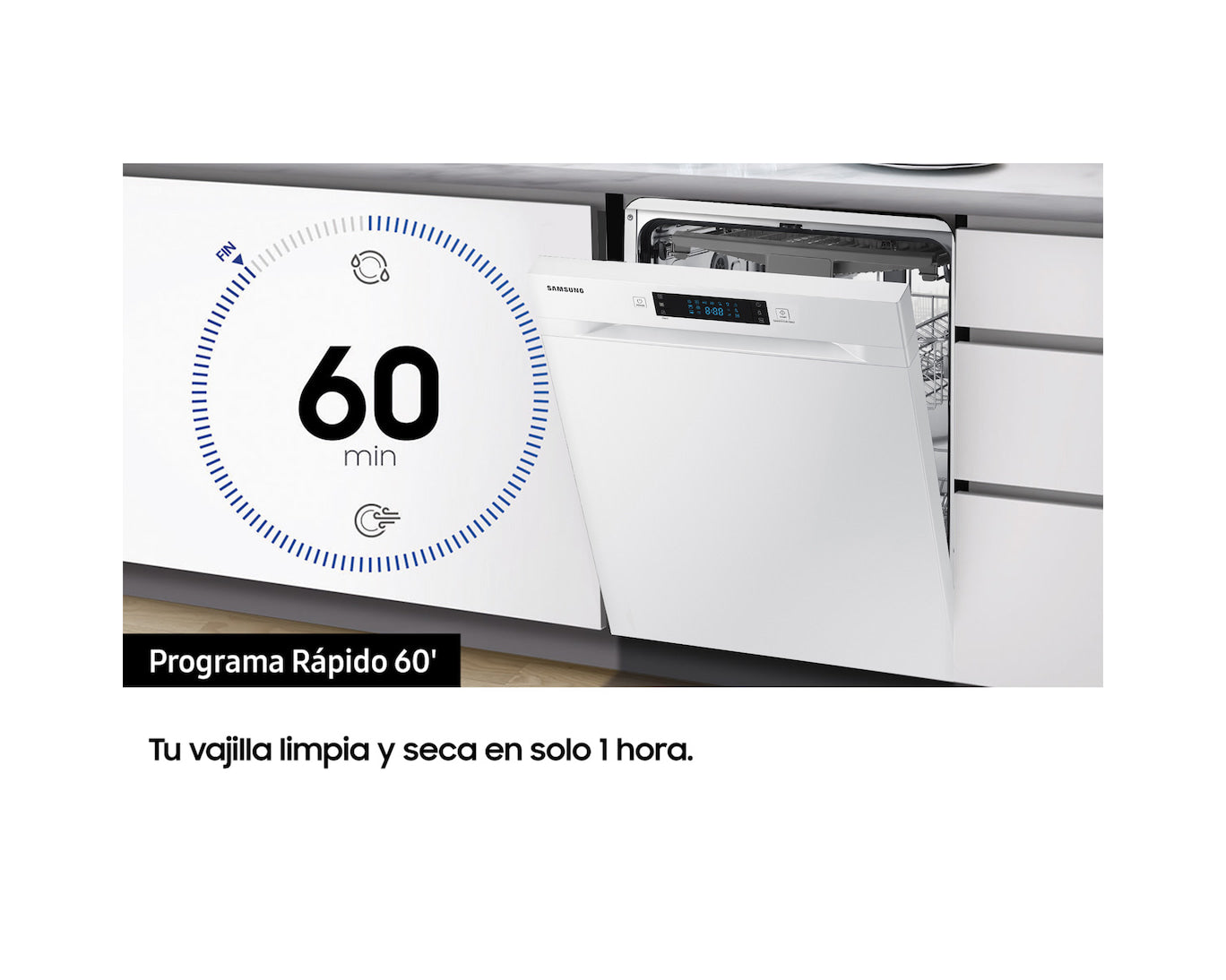 Lavavajillas Samsung blanco 60cm 14 cubiertos  (026183) OFERTA
