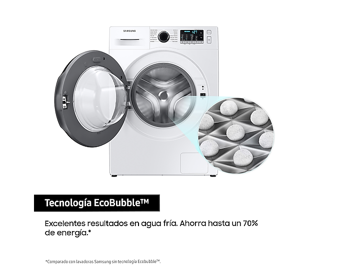 Lavadora Samsung 11kg blanco 1400rpm WW11BGA046AE OUTLET