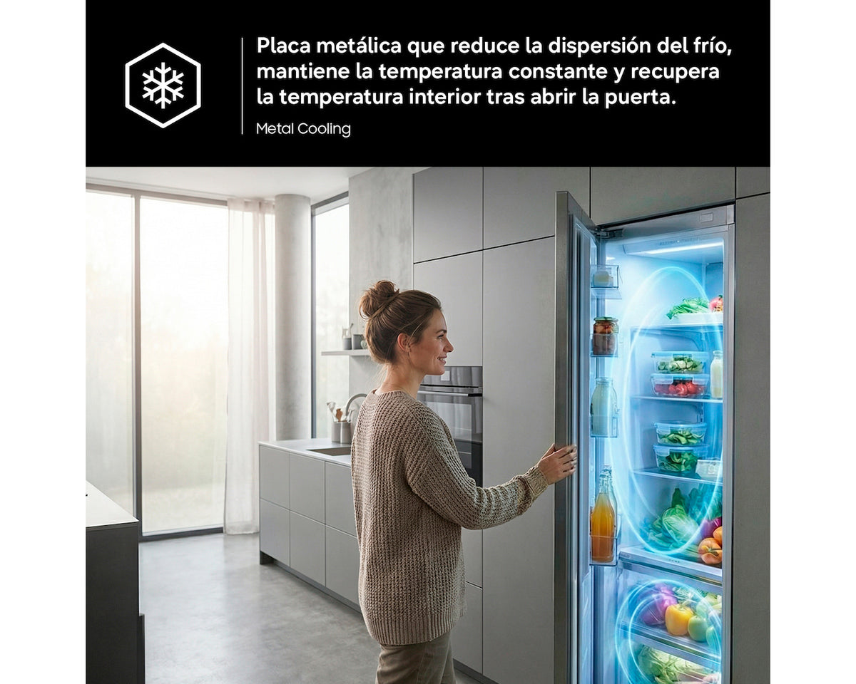 Frigorífico americano Samsung inox 4 puertas 183*91cm (026398) OUTLET