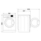 Lavadora Whirlpool 8kg blanca 1200rpm (026209) OFERTA
