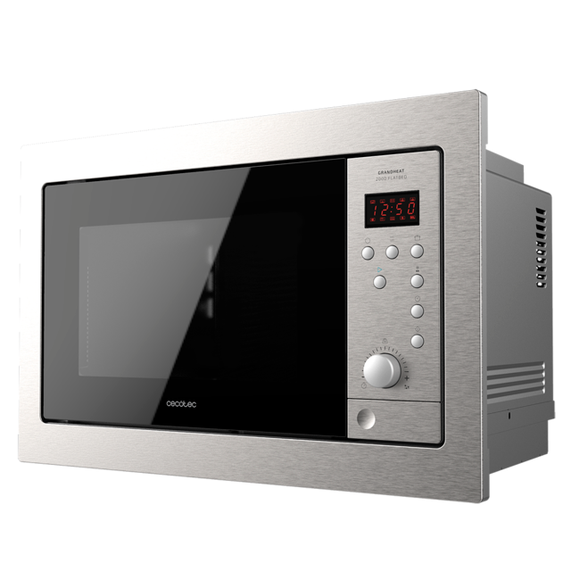Microondas Cecotec 25lt inox integración 2500 STEEL OFERTA