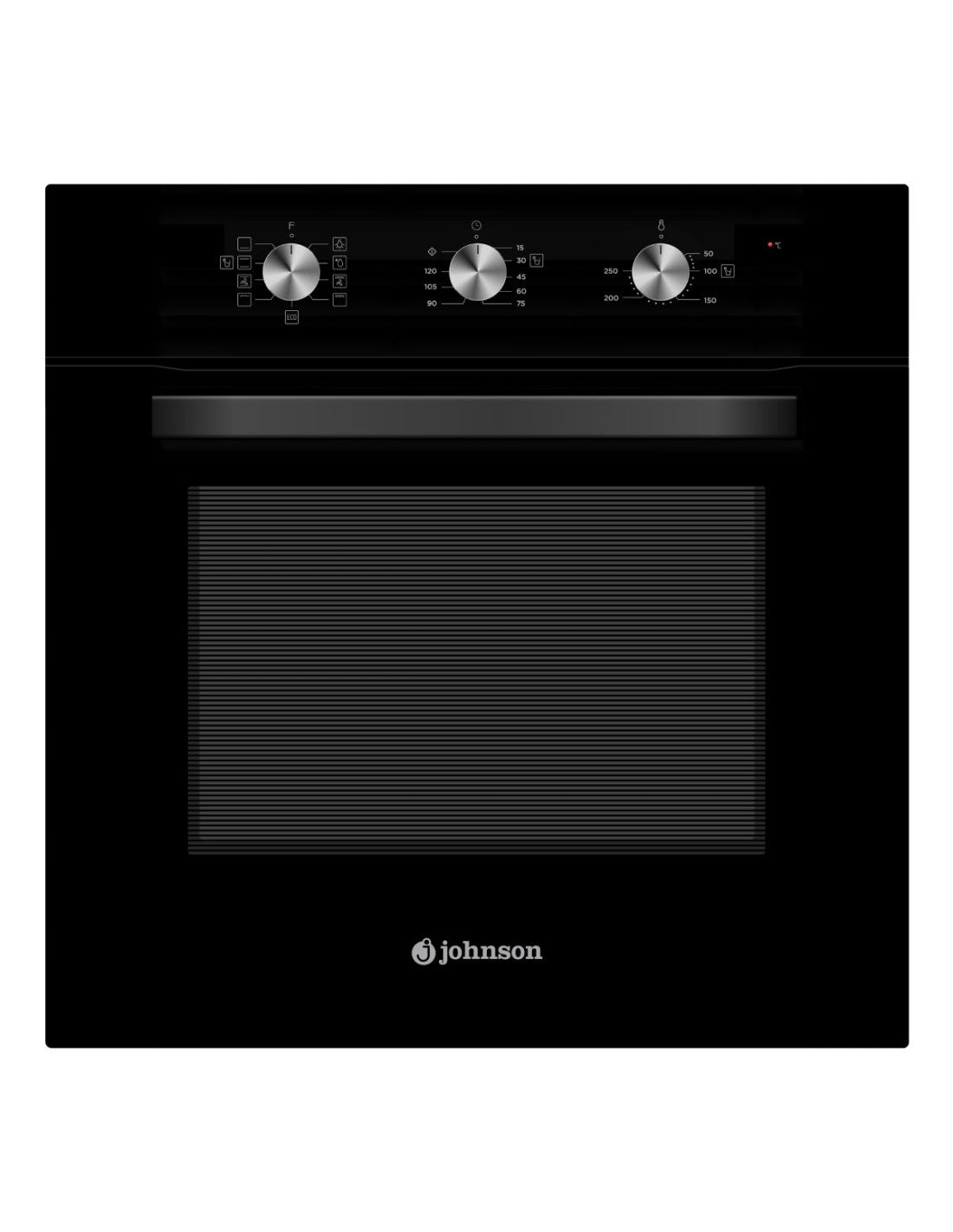 Horno Johnson negro cristal multifunción 65lt (026140) OFERTA