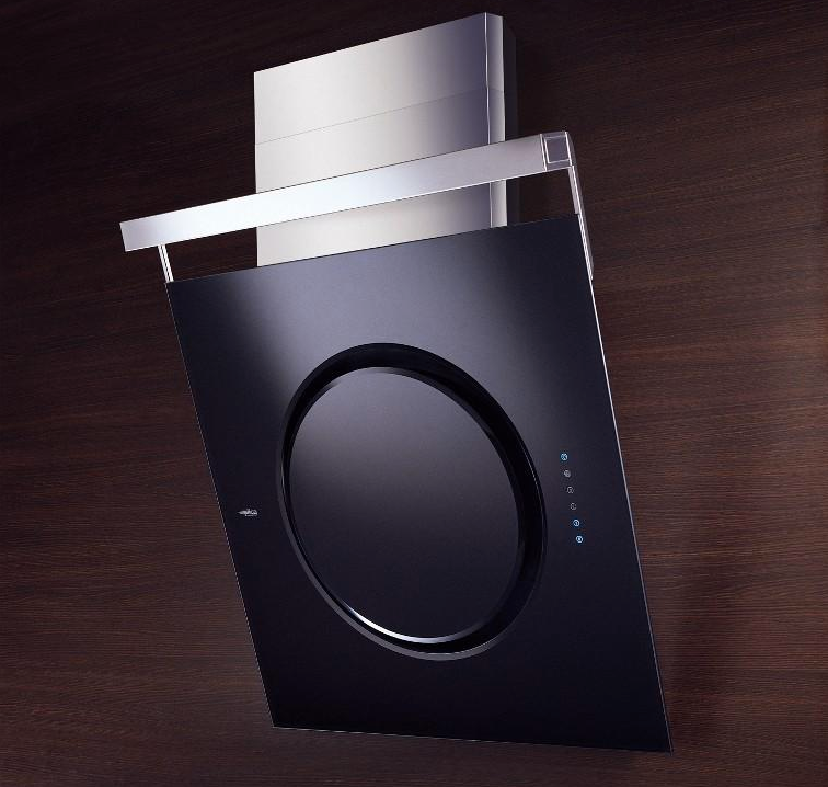 Campana Elica negro cristal 80cm 690m3/h OM TOUCH SCREEN BL/F/80 OUTLET