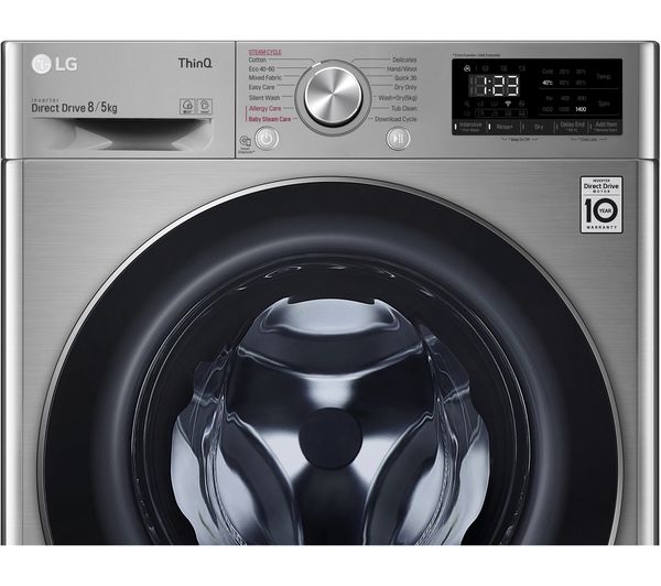 Lavasecadora LG 8/5kg inox 1400rpm (026111) OUTLET