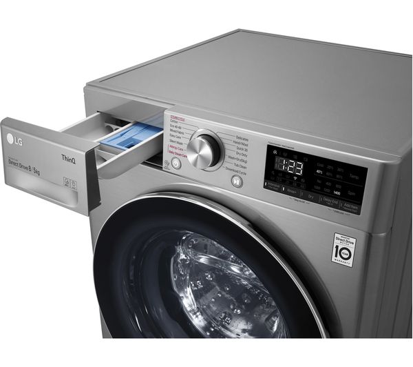 Lavasecadora LG 8/5kg inox 1400rpm (026111) OUTLET
